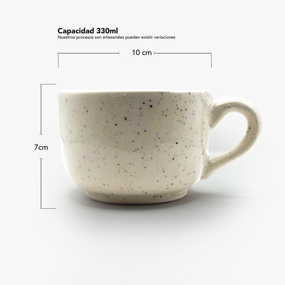 Taza Granito Colors Brillante 300ml 2 Unidades