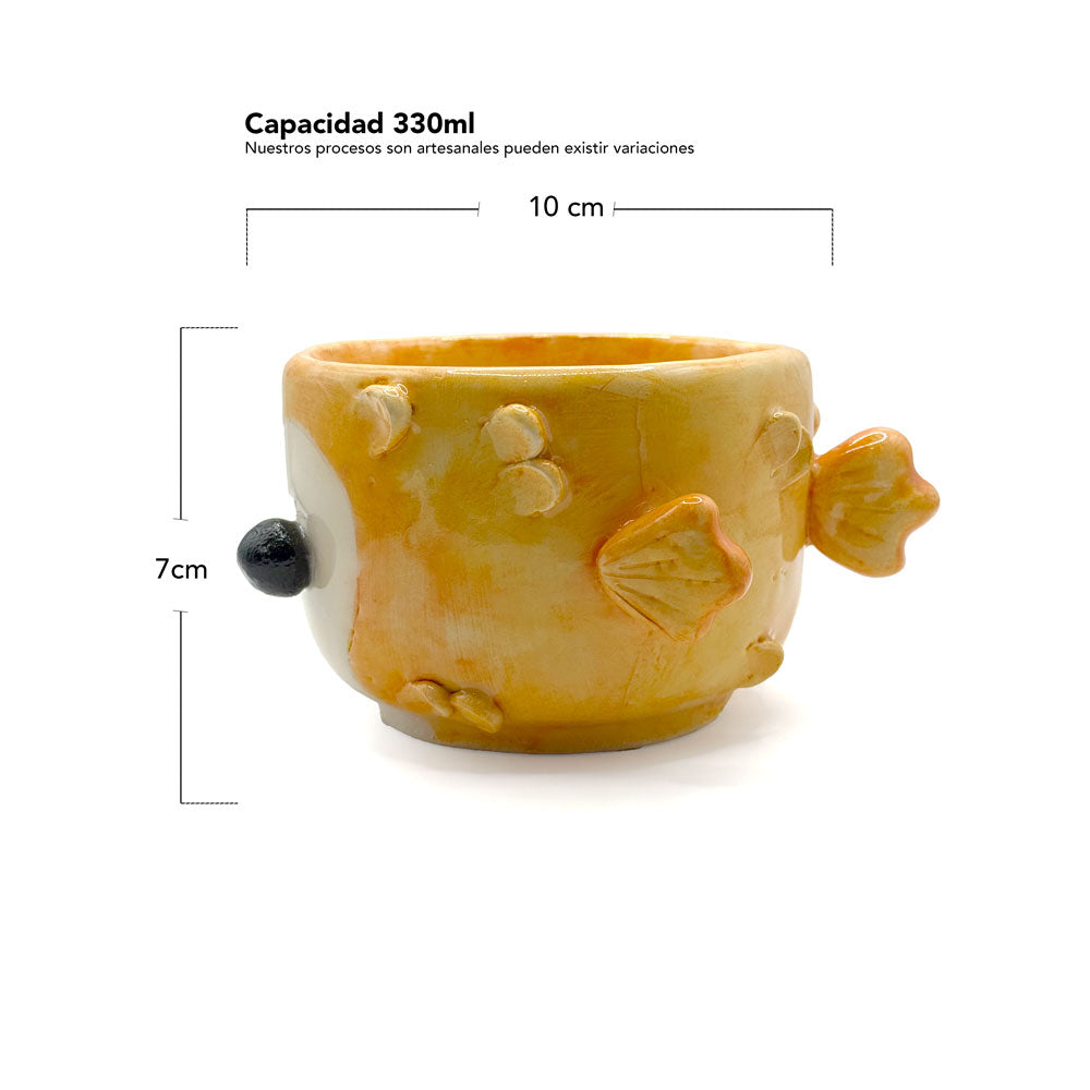 Taza Cara de Pez 300ml