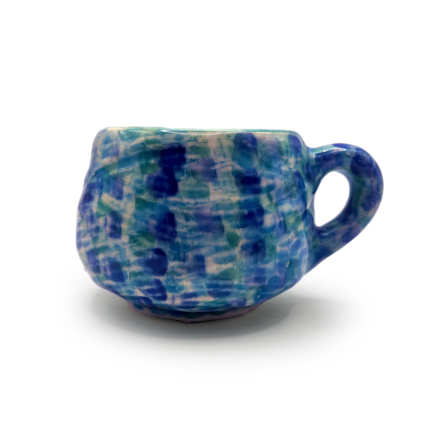 Taza Ajolote Azul Chica