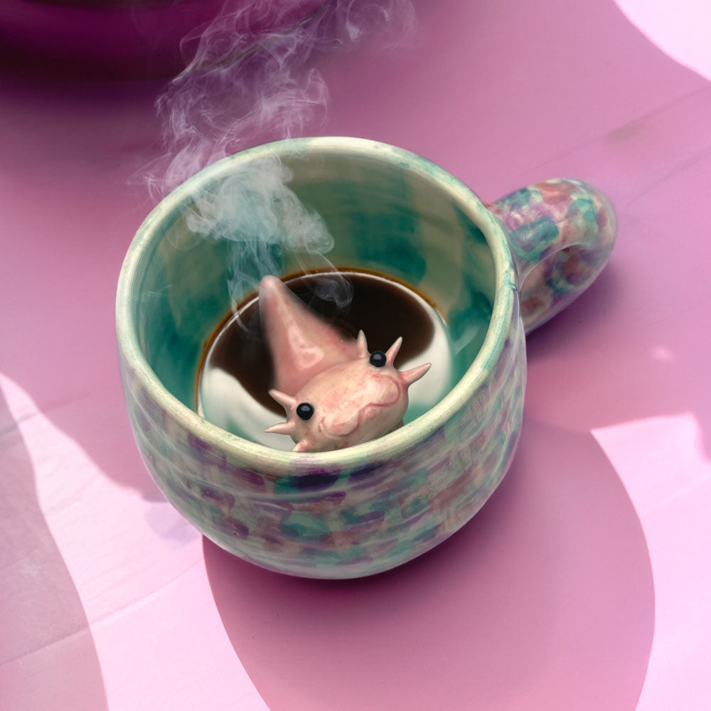 Taza Ajolote Rosa Chica