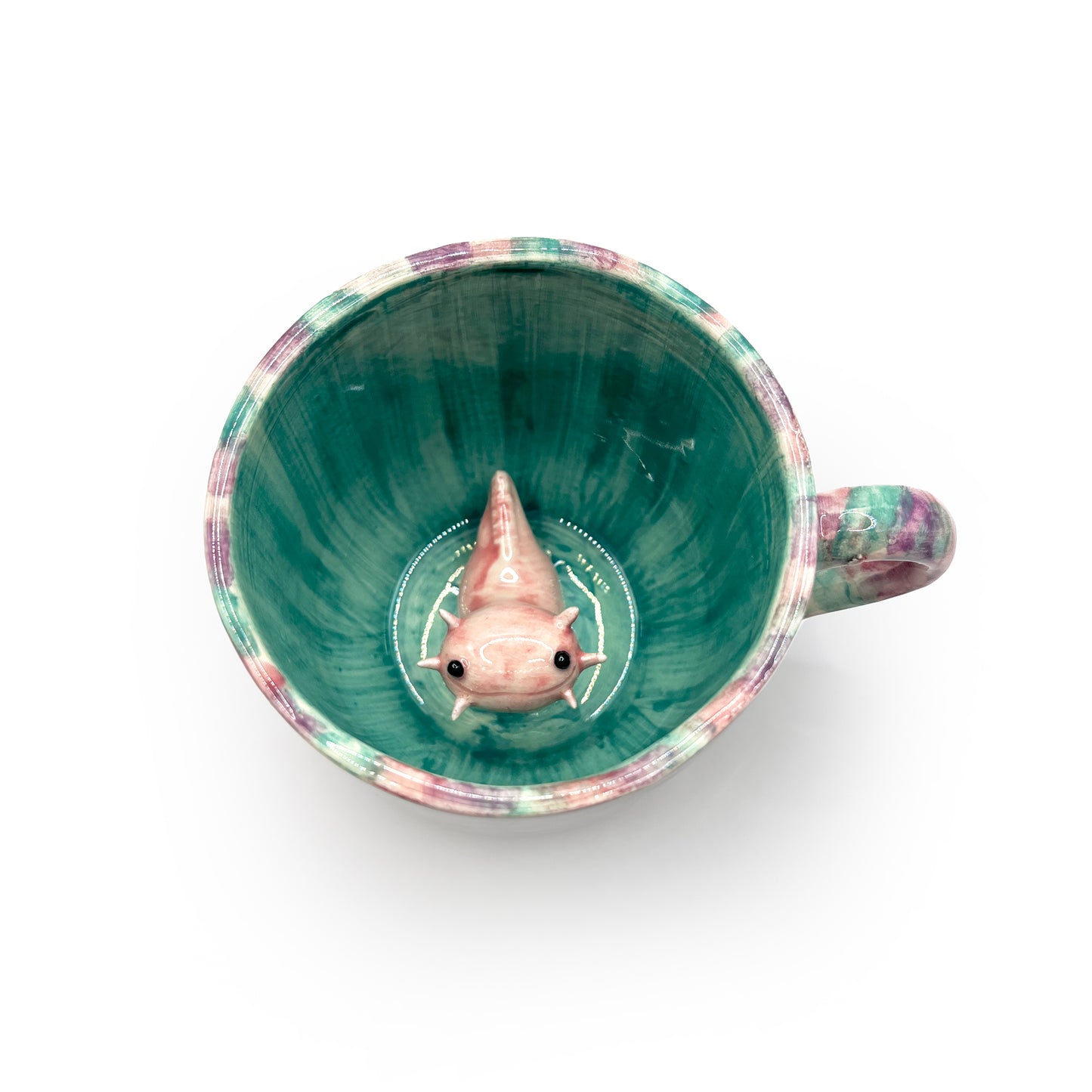 Taza Ajolote Rosa Mediana