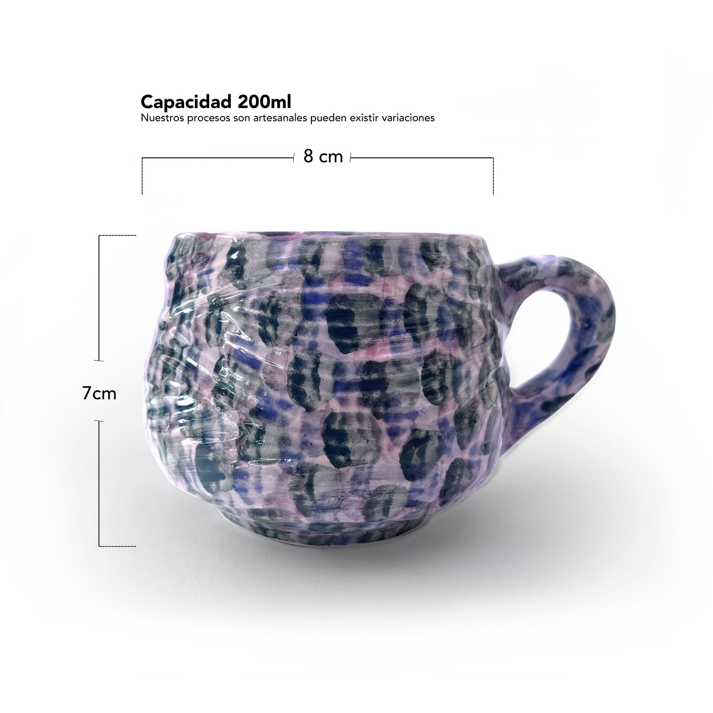 Taza Ajolote Verde Chica