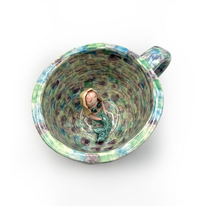 Taza Sirena Sorpresa Jumbo