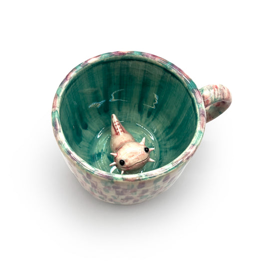 Taza Ajolote Rosa Mediana