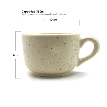 Taza Granito Colors Mate 300ml 2 Unidades