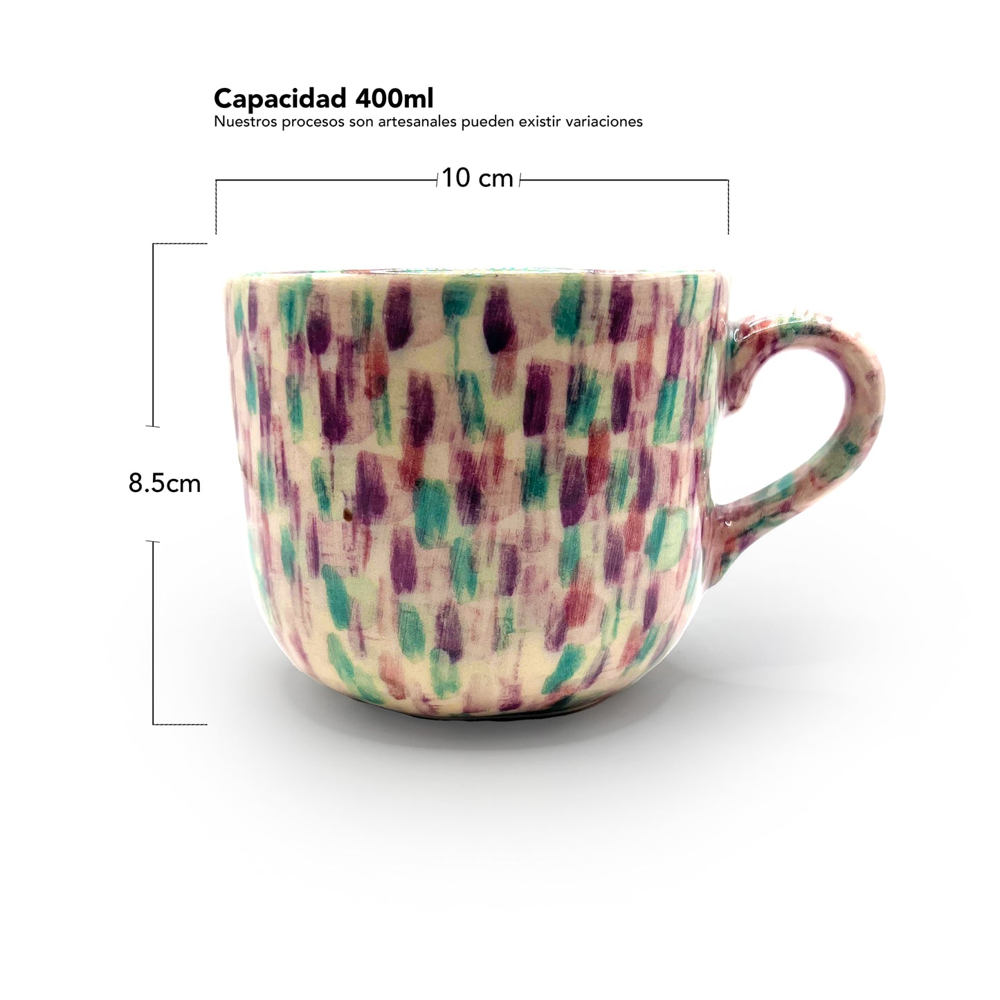 Taza Ajolote Rosa Mediana