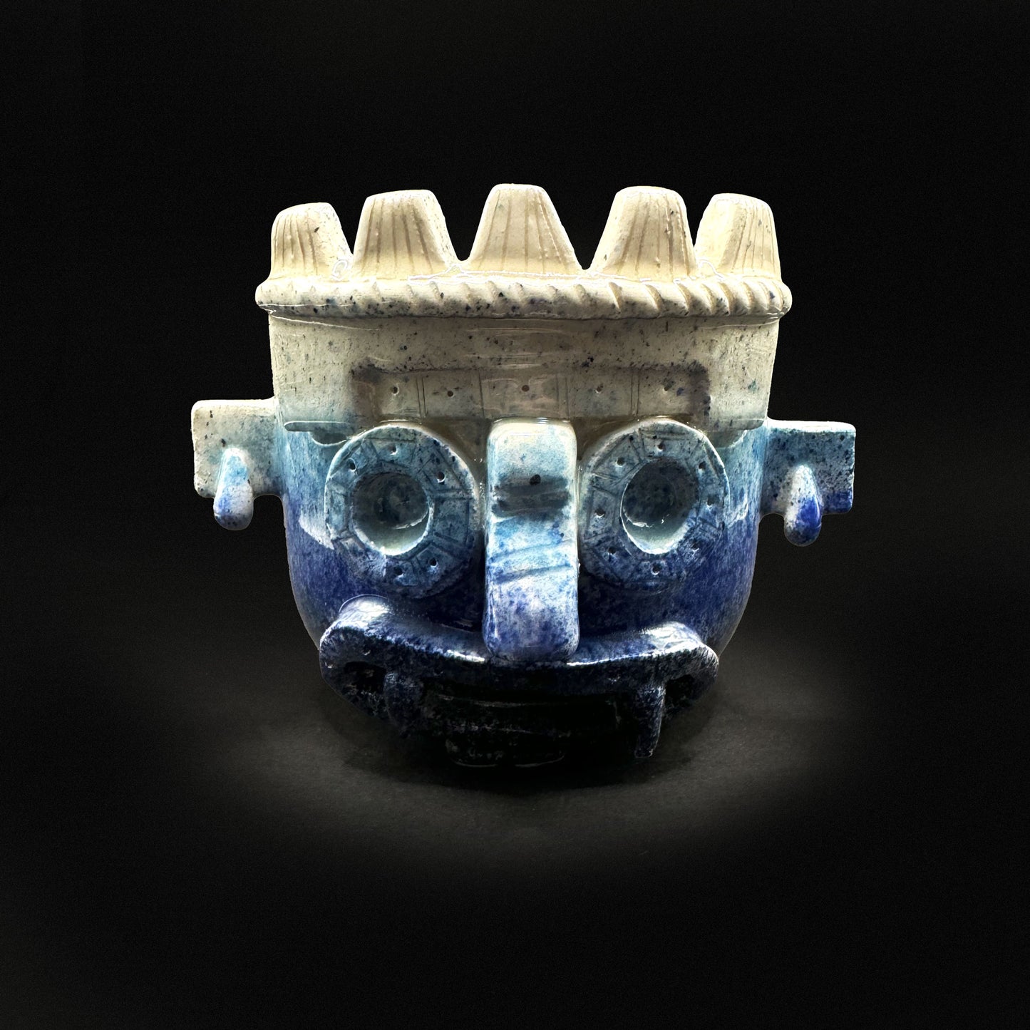 Taza Tlalóc Azul