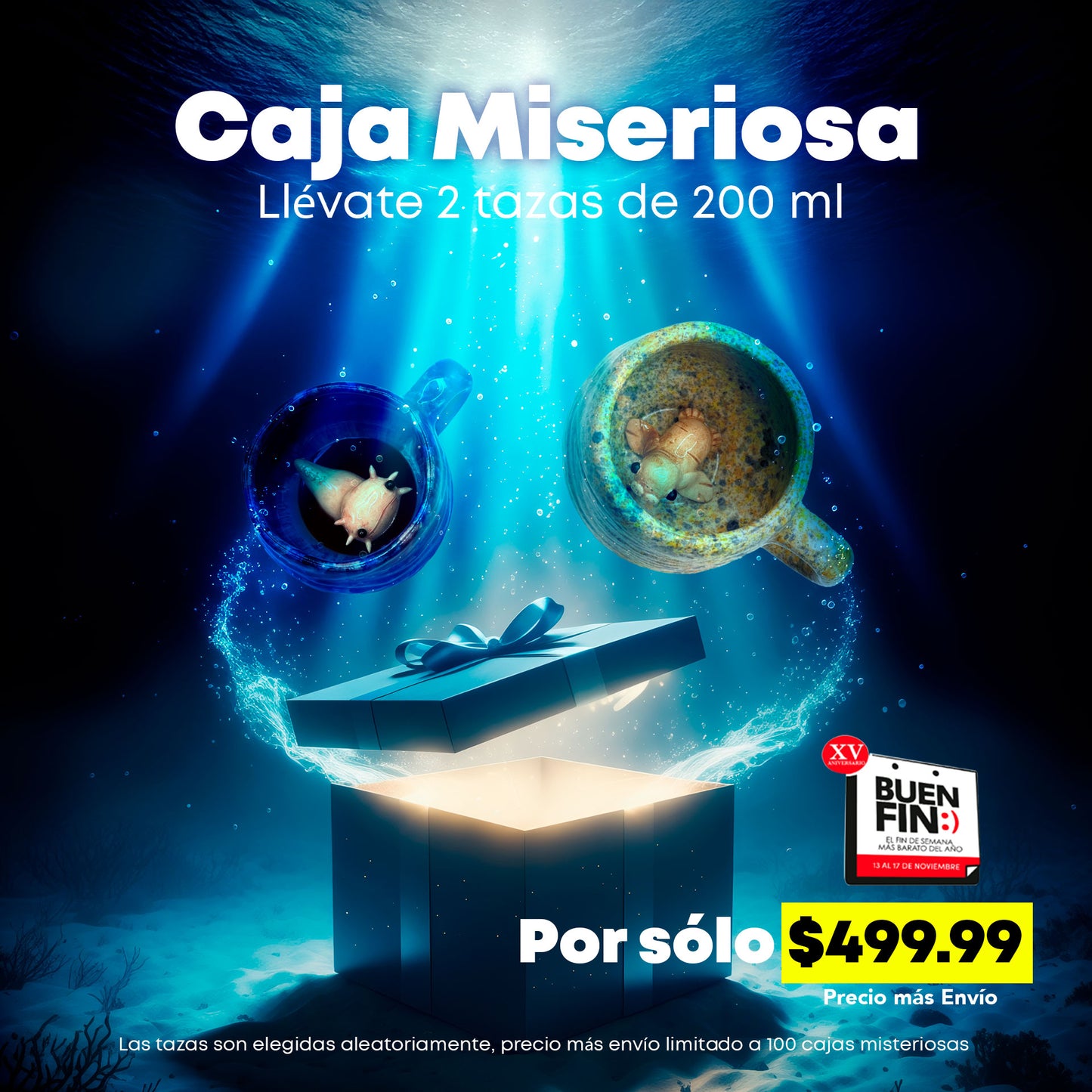 Caja Misteriosa 2 tazas de 200 ml Sopresa