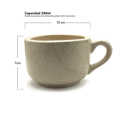 Taza Arena 4 Unidades Sencilla 300ml