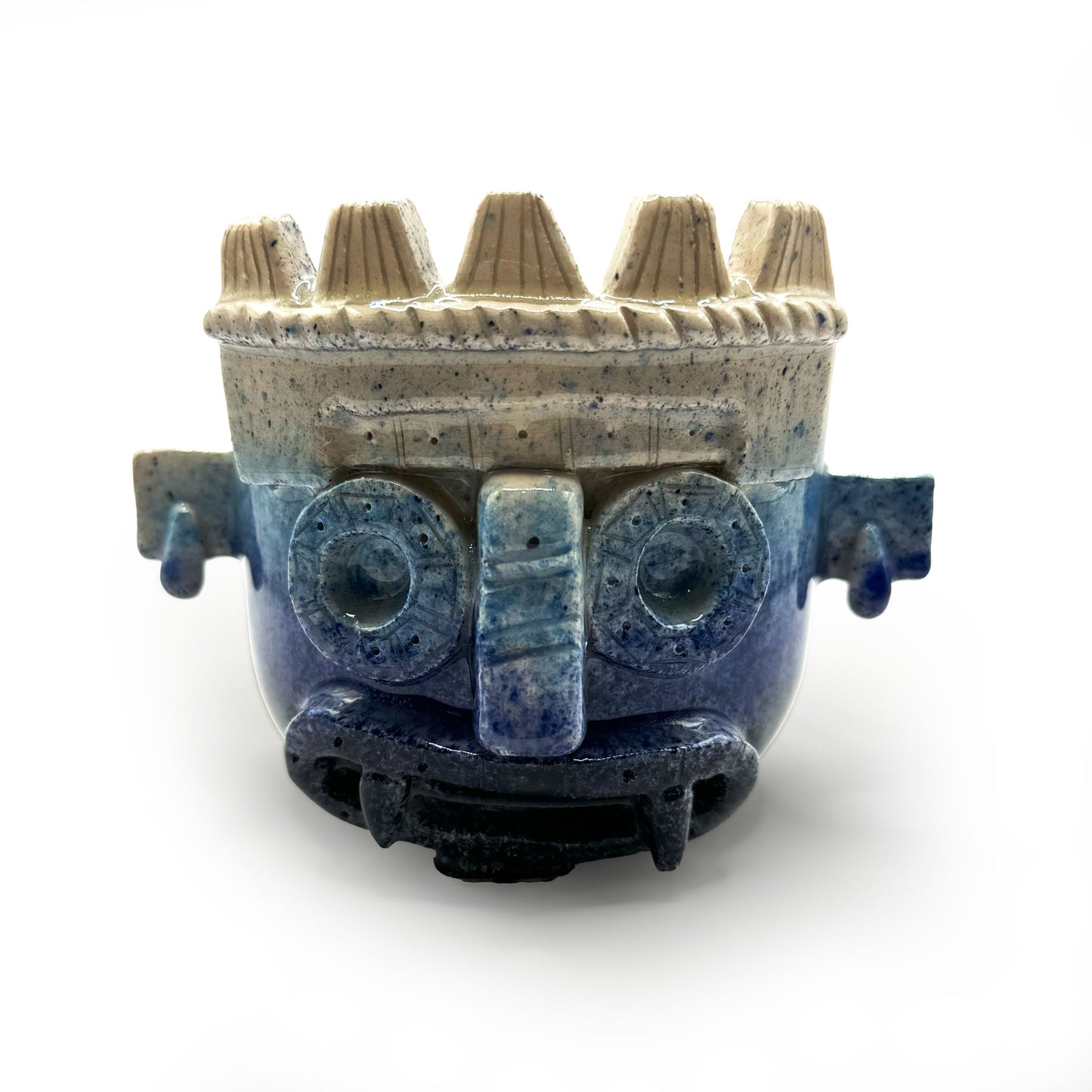 Taza Tlalóc Azul