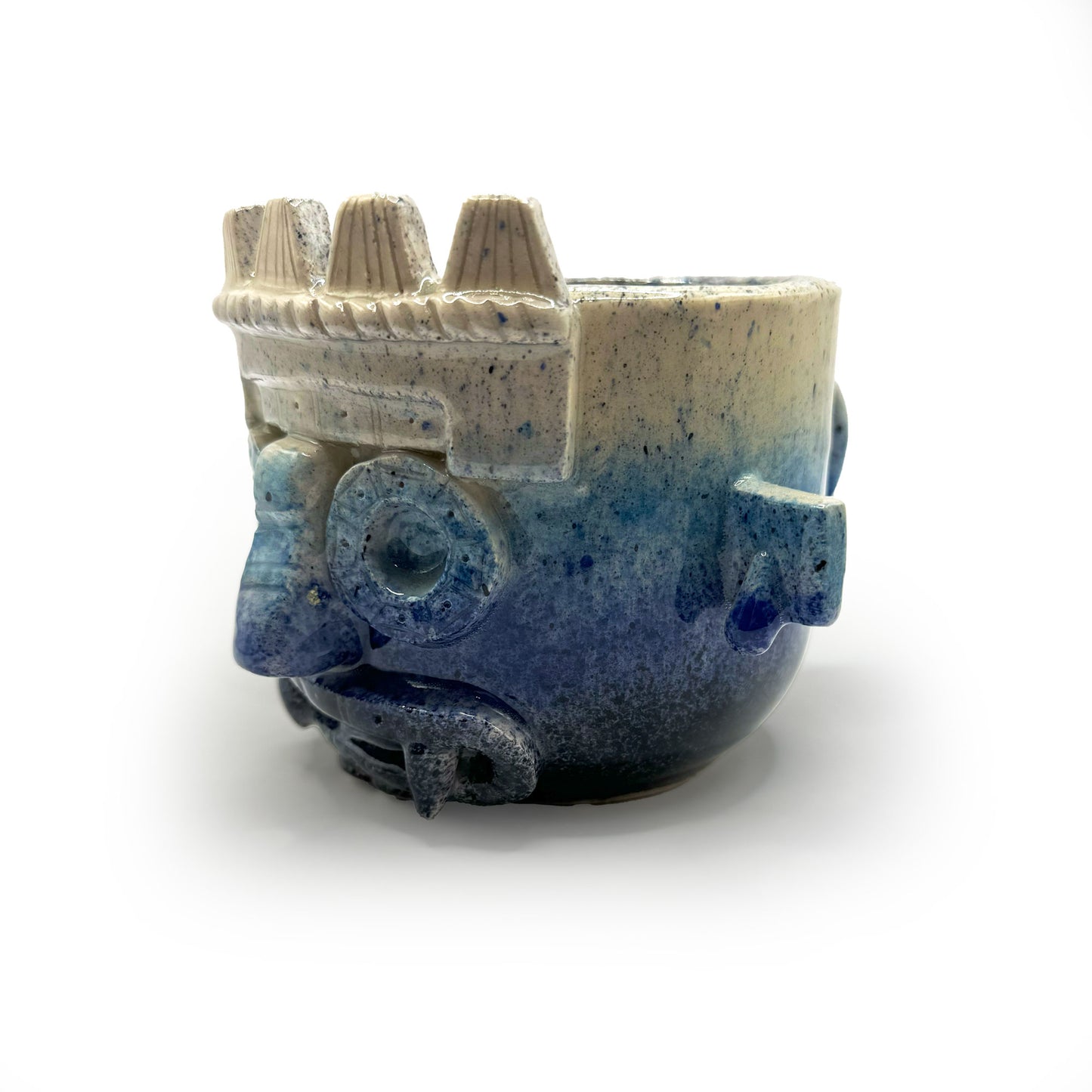 Taza Tlalóc Azul